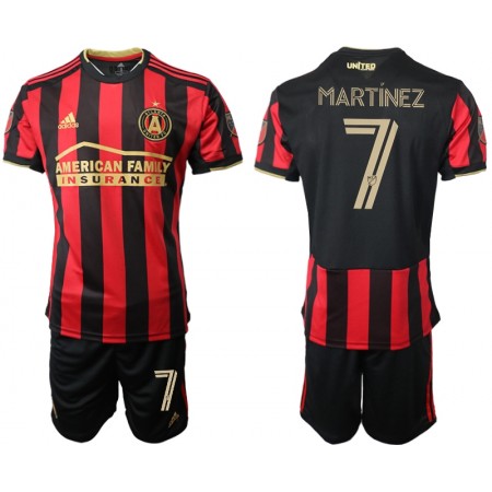 Atlanta United Fotbollströjor Martinez 7 Barn Hemma tröja 2020/21 Kortärmad